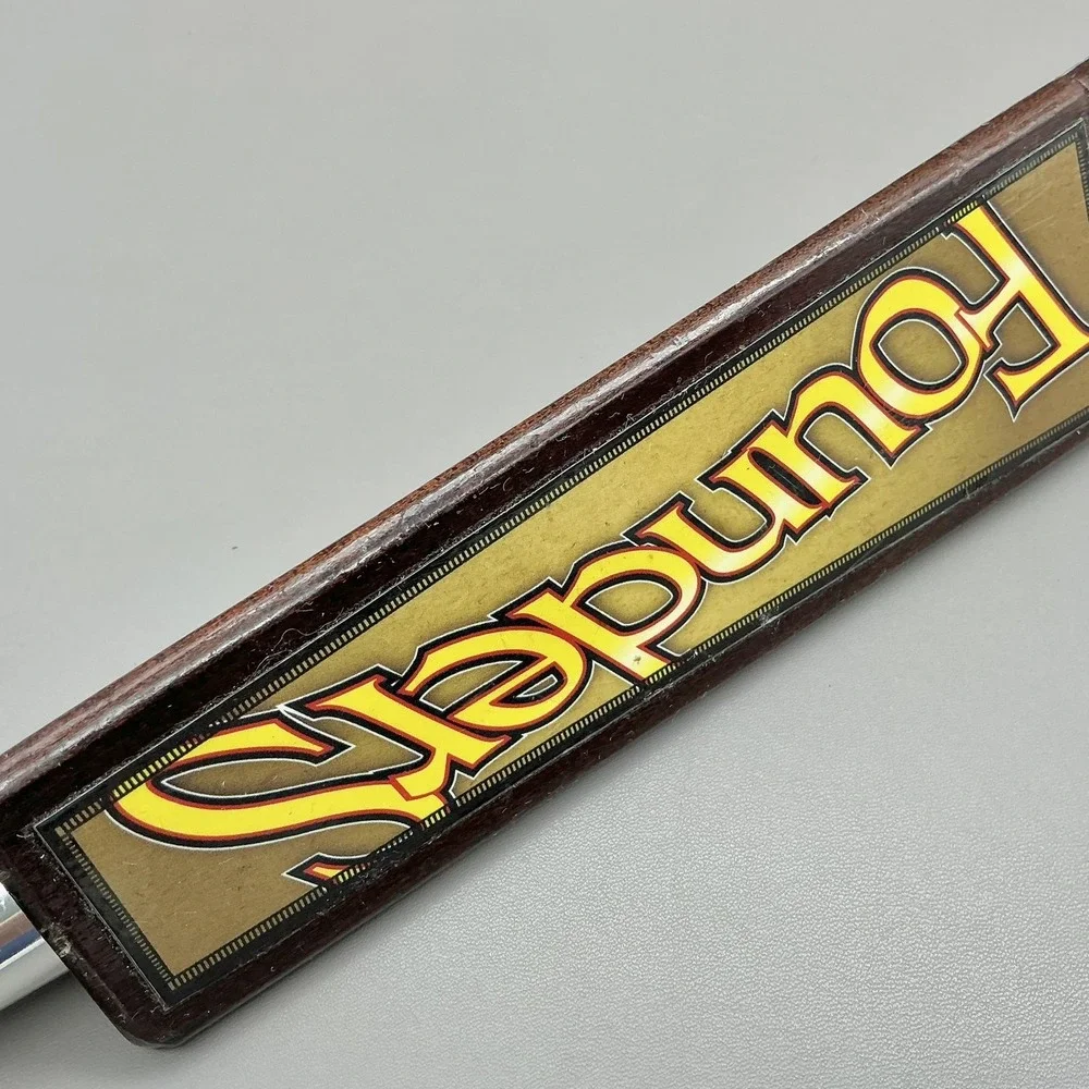 Founders Centennial IPA Beer Tap Handle Brown Gold Bar Pub Draft Taproom Decor